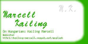 marcell kailing business card